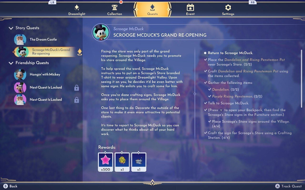 How to upgrade your house and get more storage in Disney Dreamlight